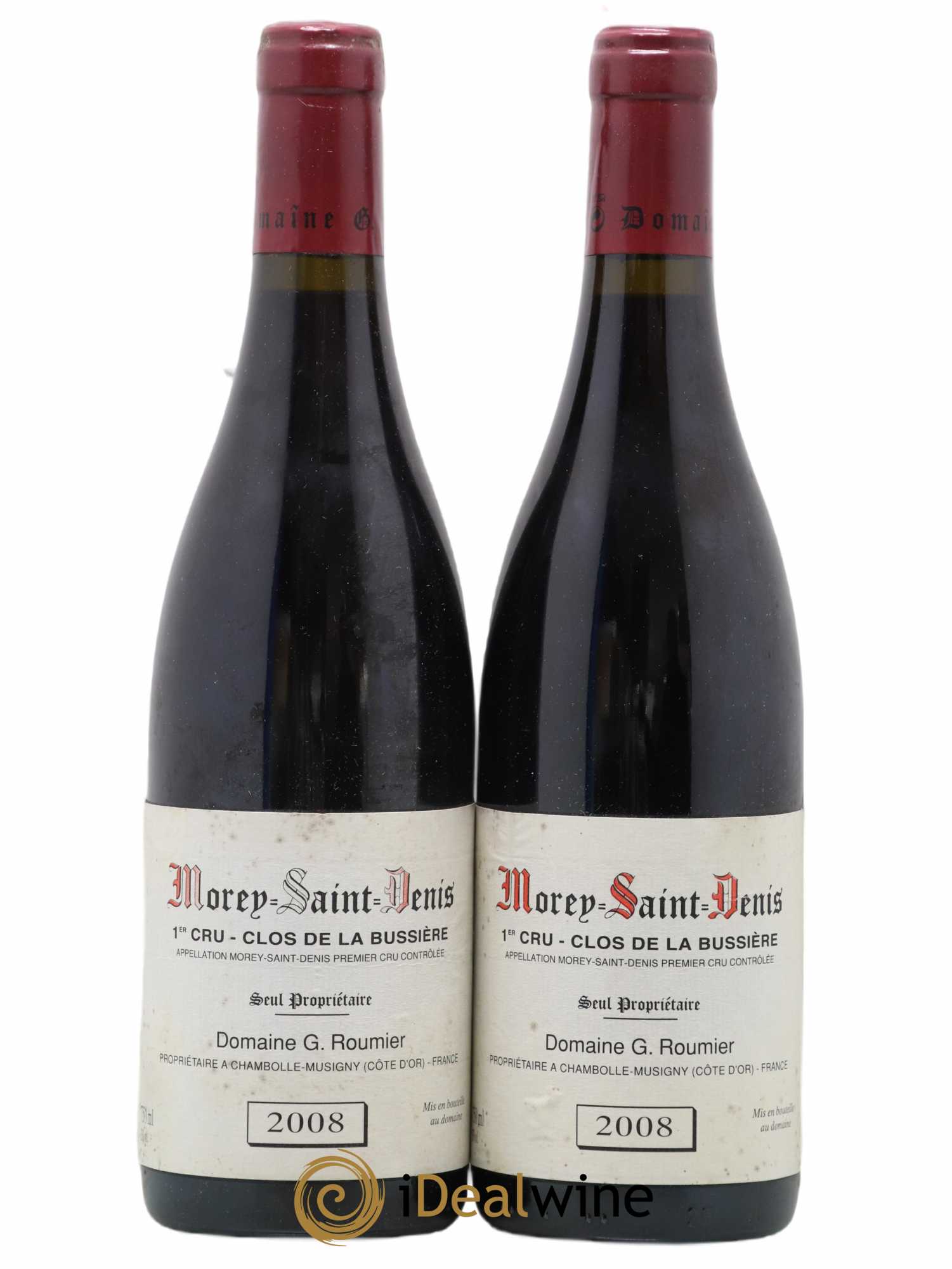 Morey Saint-Denis 1er Cru Clos de la Bussière Georges Roumier (Domaine)  2008 - Lot de 2 Bouteilles