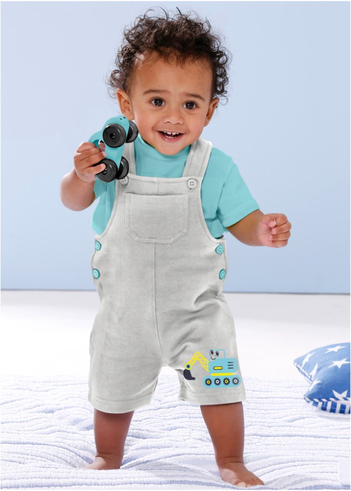 Baby T-Shirt + Sweatlatzhose (2-tlg. Set) Bio-Baumwolle