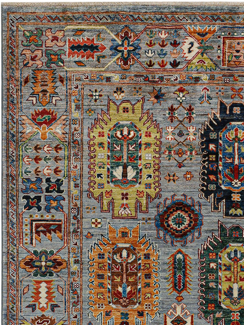 Kazak Ghazni ca. 177 x 246 cm, Unikat / Einzelstück