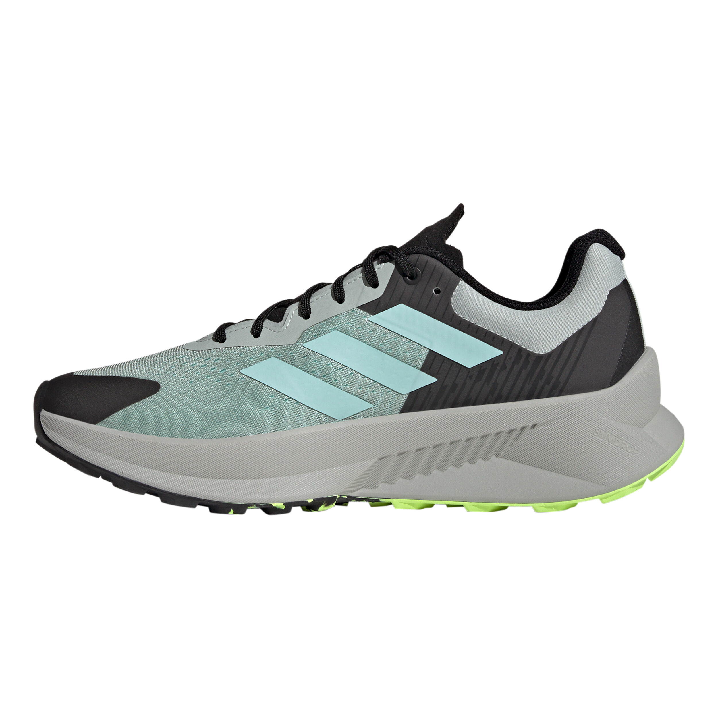 Terrex Soulstride Flow GTX Trailschuh Herren - Grau, Limette