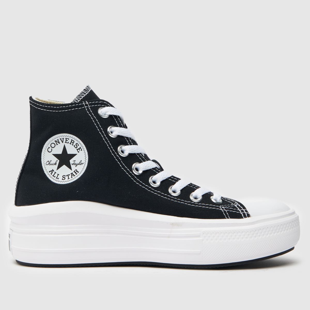 Converse All Star Move Hi cipők fekete-fehér színben