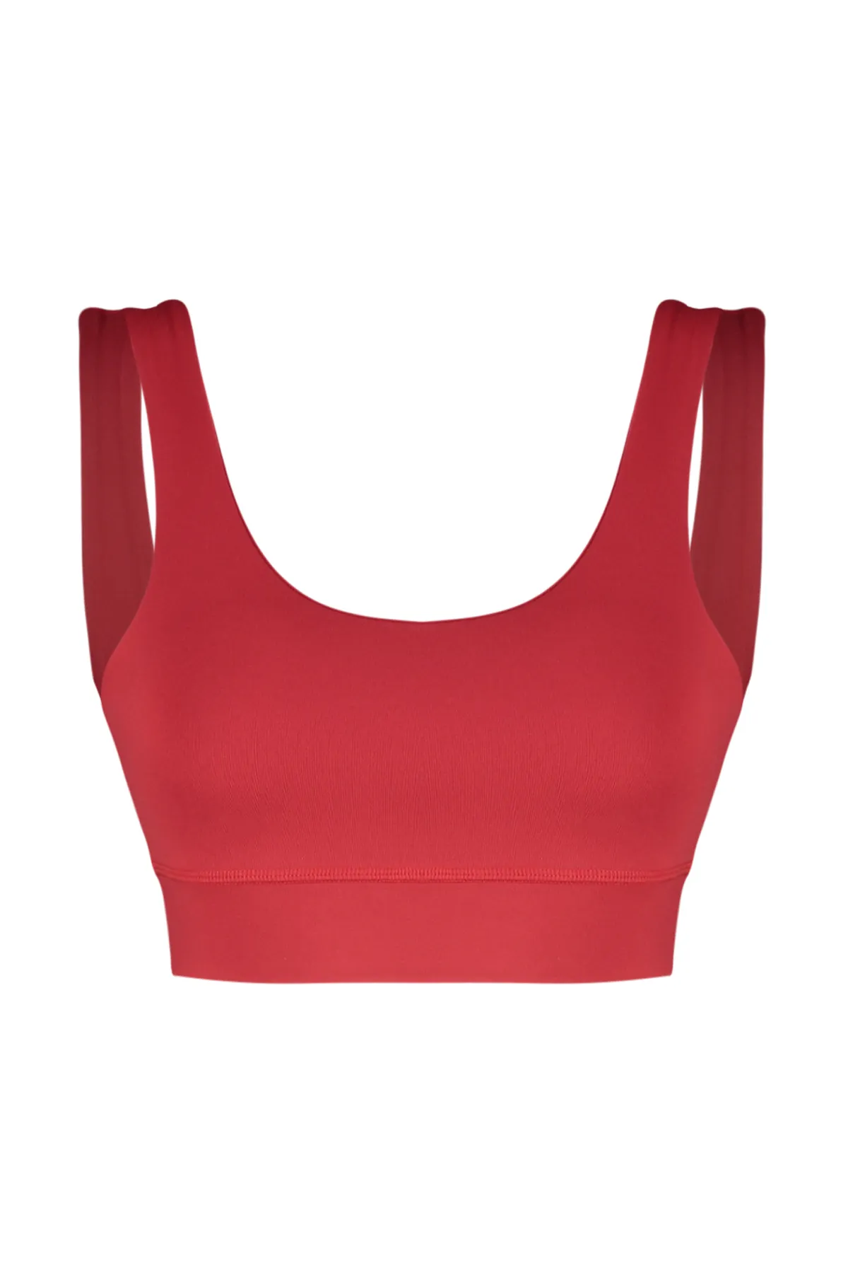 Trendyol Collection  Roter, gebürsteter, weicher Stoff unterstützter/formender, bedruckter gestrickter Sport-BH THMSS24SS00008