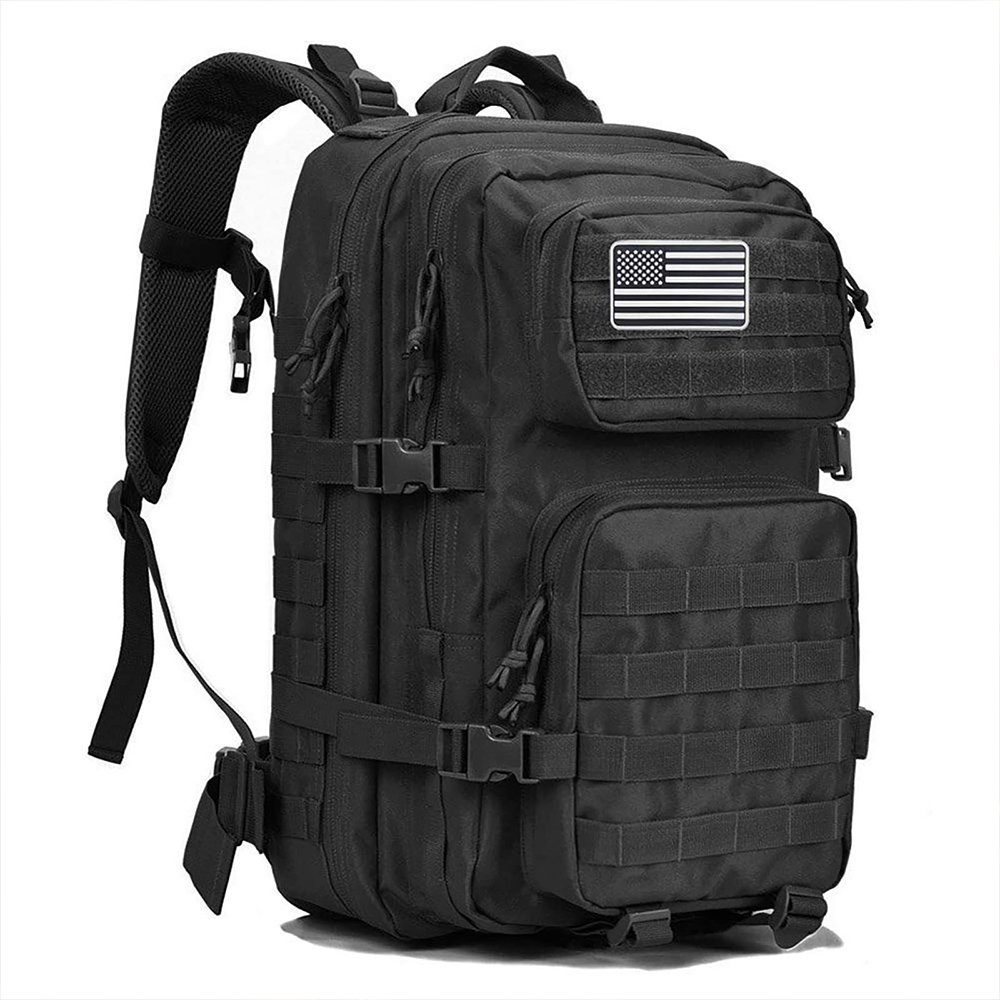 MDHAND Wanderrucksack 45L Taktische Rucksack Herren Große Pack Leicht und atmungsaktiv (Set, inkl.Rucksack), Camping, Wandern, Jagd