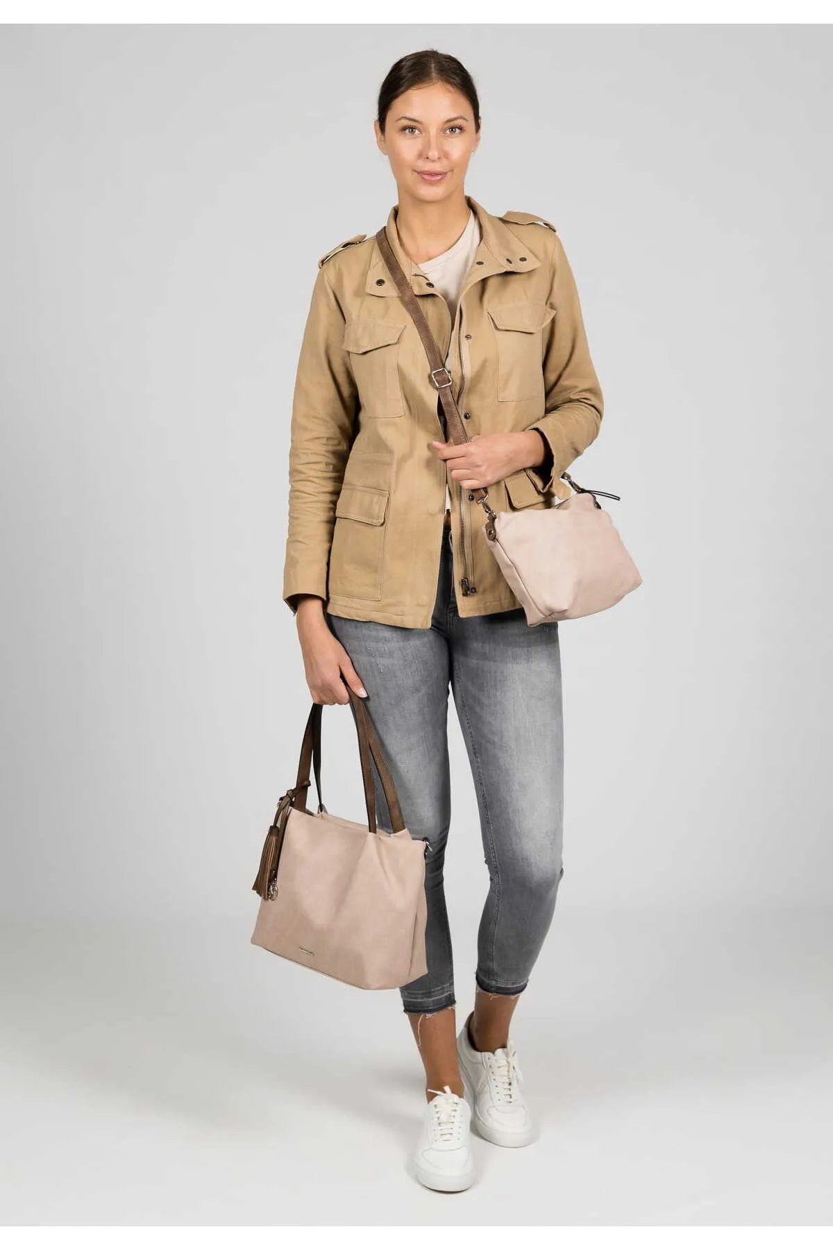 Emily & Noah  Handtasche - Rosa - Unifarben