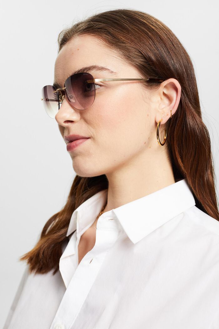 Sonnenbrille mit randloser Fassung