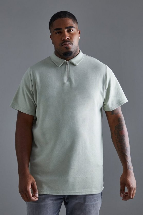 Plus Slim-Fit Poloshirt