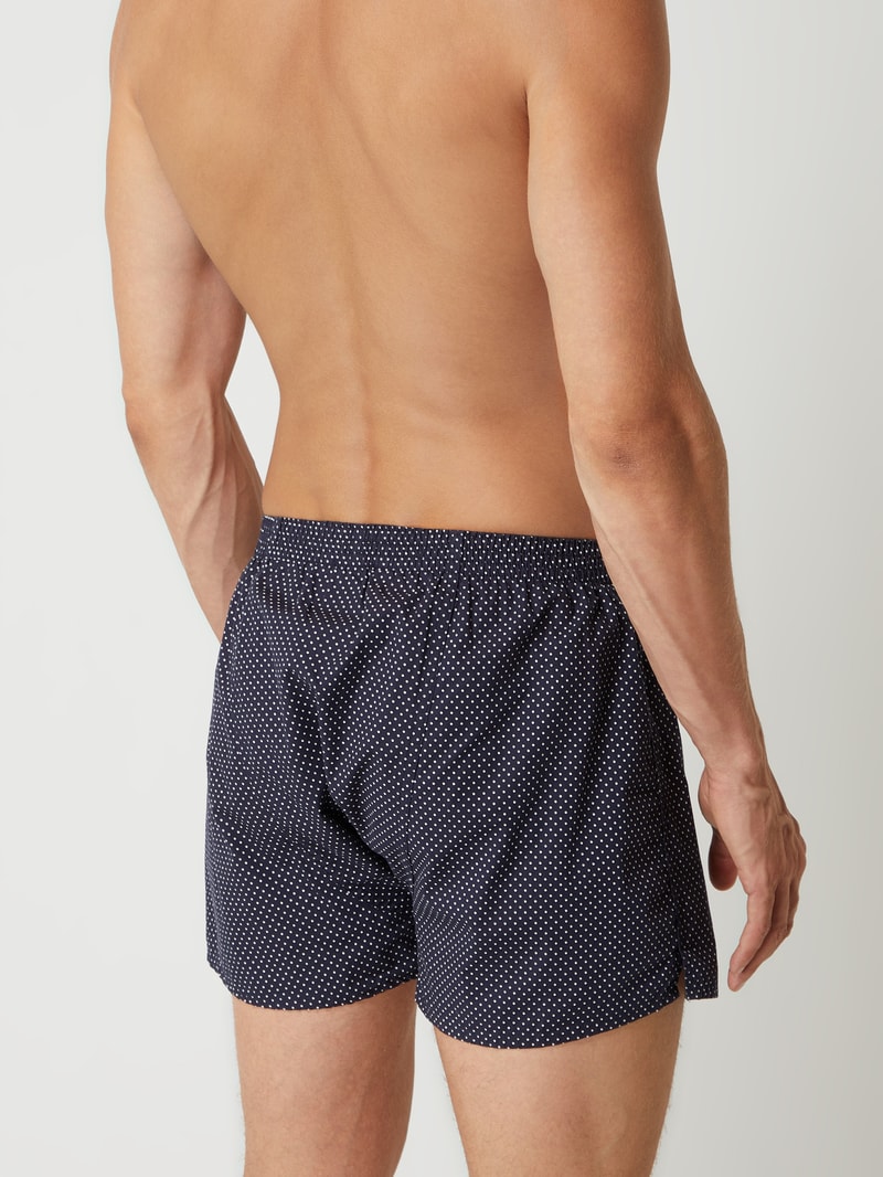 Boxershorts aus Baumwolle in dunkelblau