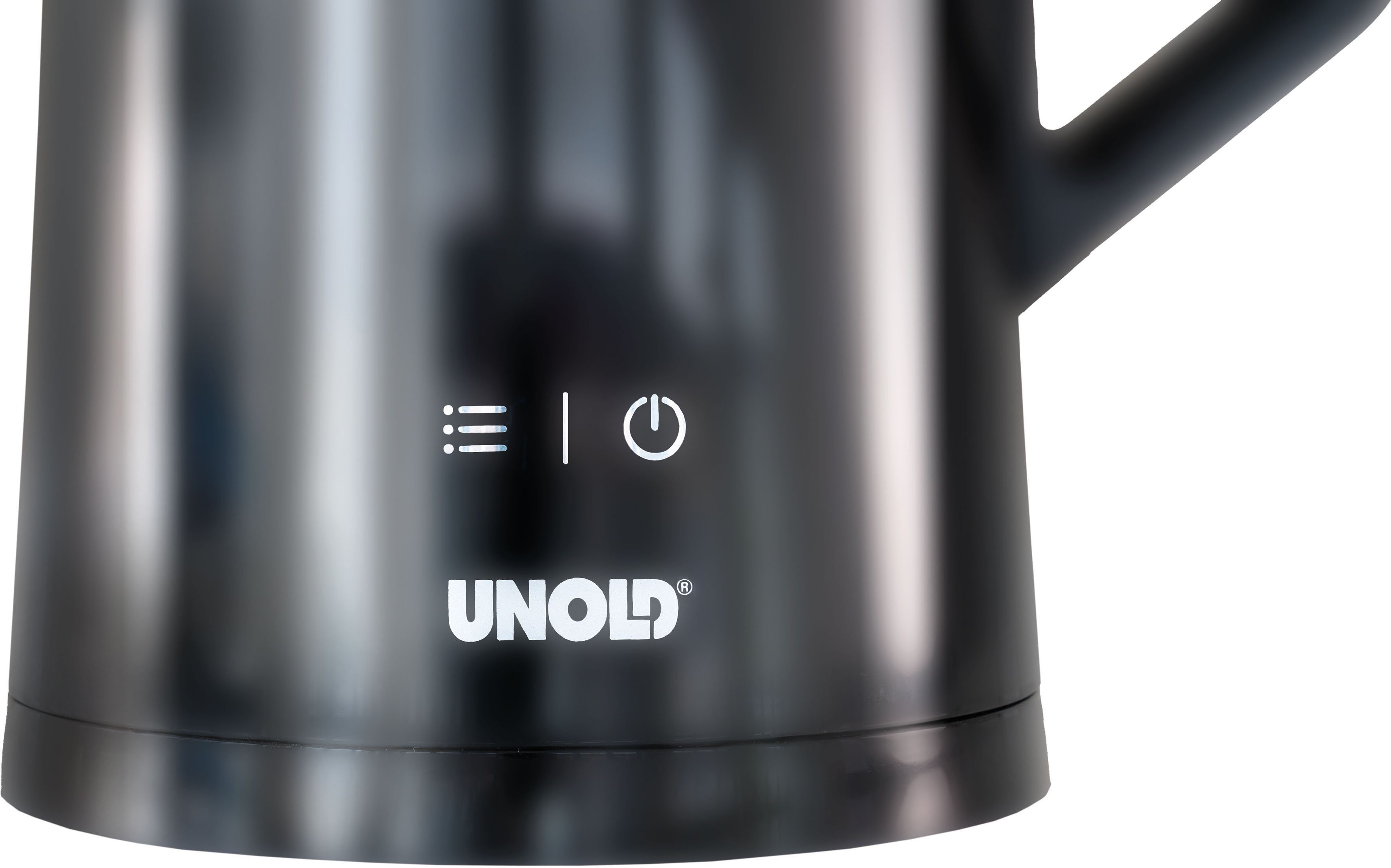 Unold Wasserkocher 18415, 1,5 l, 1800 W, Blitzkocher Edelstahl Digital