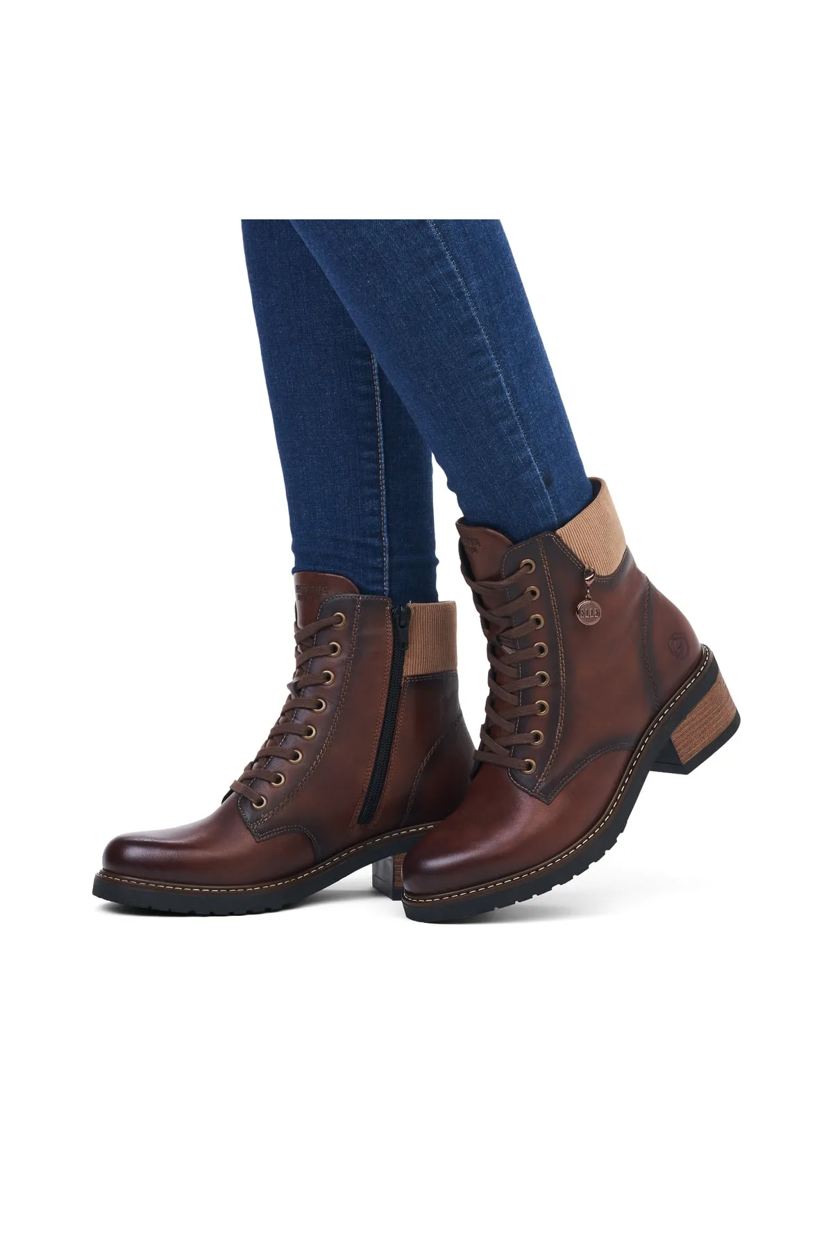 Remonte  Stiefelette - Braun - Blockabsatz