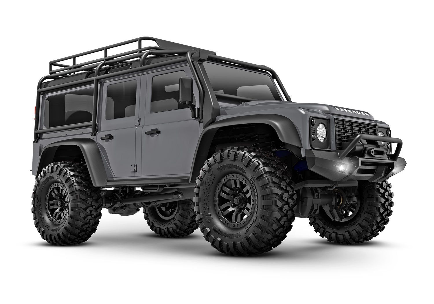 Traxxas RC-Monstertruck Traxxas TRX-4m Crawler LR Defender 4x4 sil RTR 1:18 Akku, Ladegerät