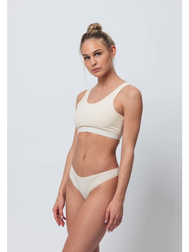 SNOCKS Brazilian Slips aus Bio-Baumwolle 3 Stück in Mix (Hellbeige/Rose/Schwarz) günstig kaufen