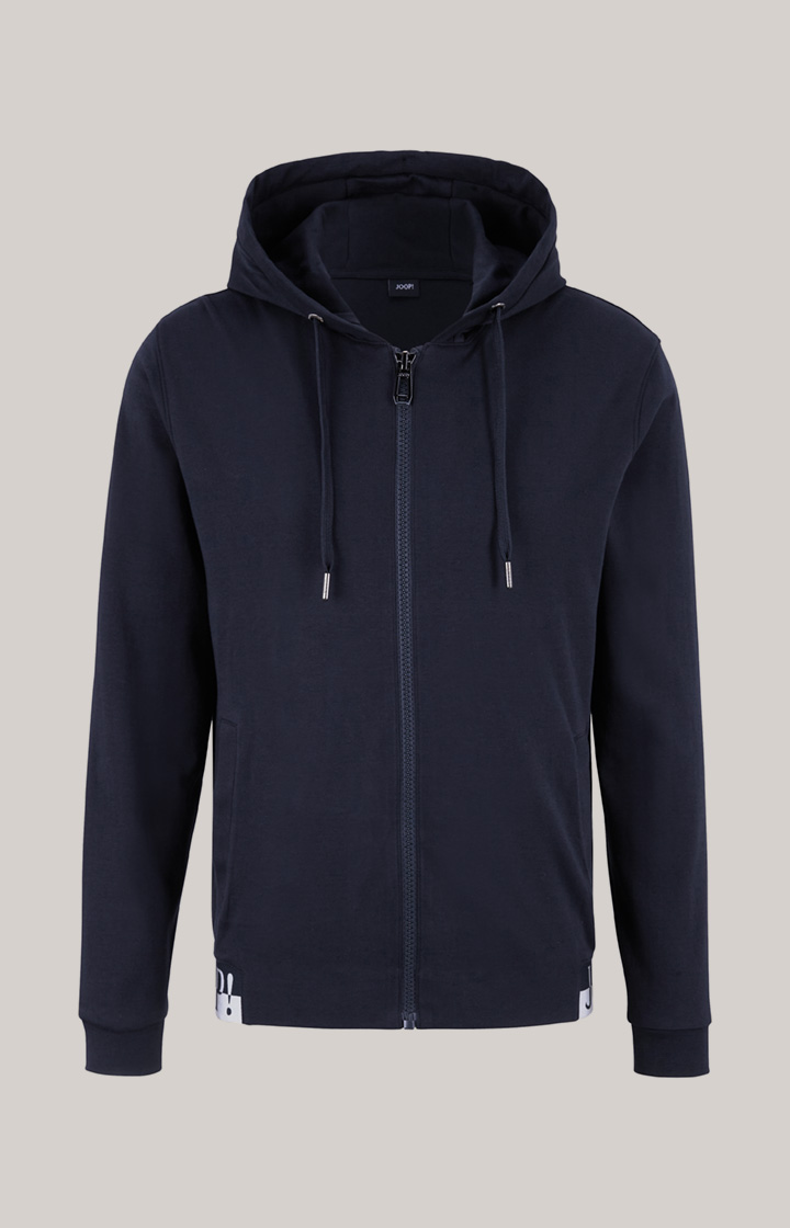 Loungewear-Sweatjacke in Navy