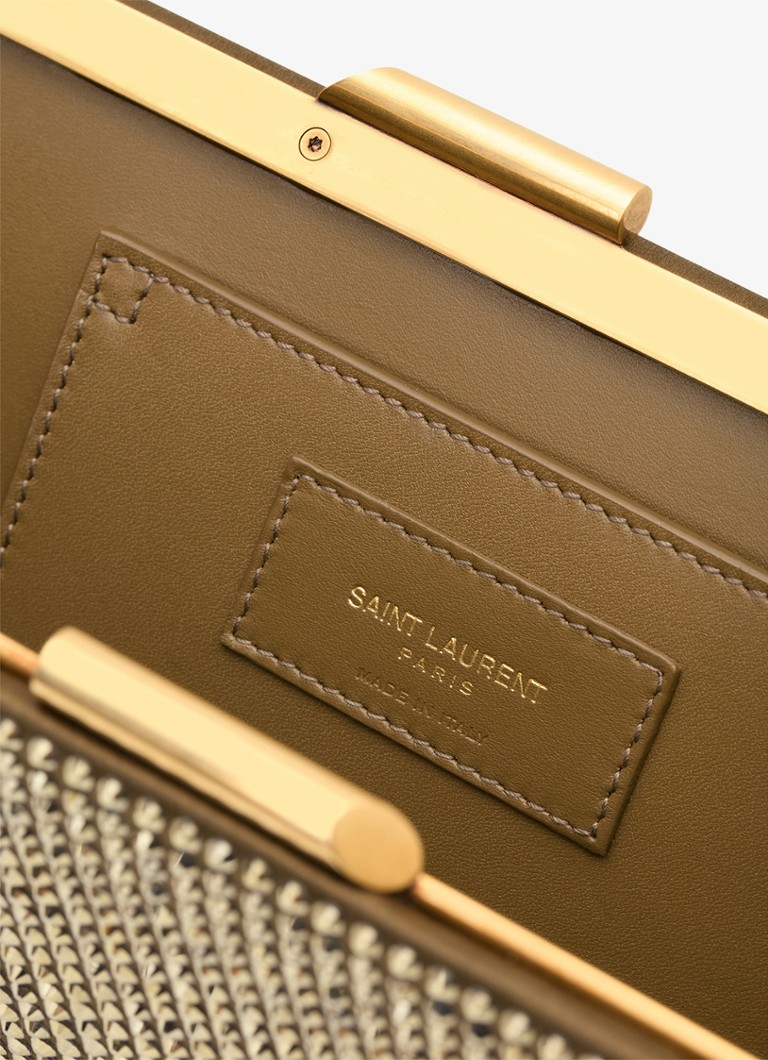 Saint Laurent Midnight Liten clutch med strass