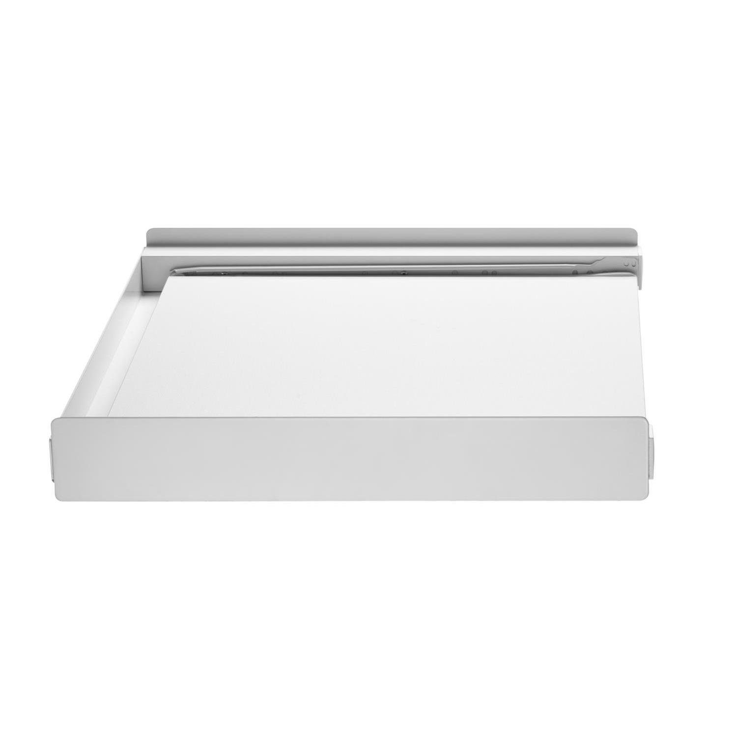 Maclean Waschmaschinenumbauschrank MC-890 Verbindungsrahmen Belastbarkeit: max. 60 kg, Abmessungen: 606x538x80mm, Ablagedicke: 16 mm, Material: Aluminium (Verbindungsrahmen) /Holz (Ablage), Farbe: Weiß