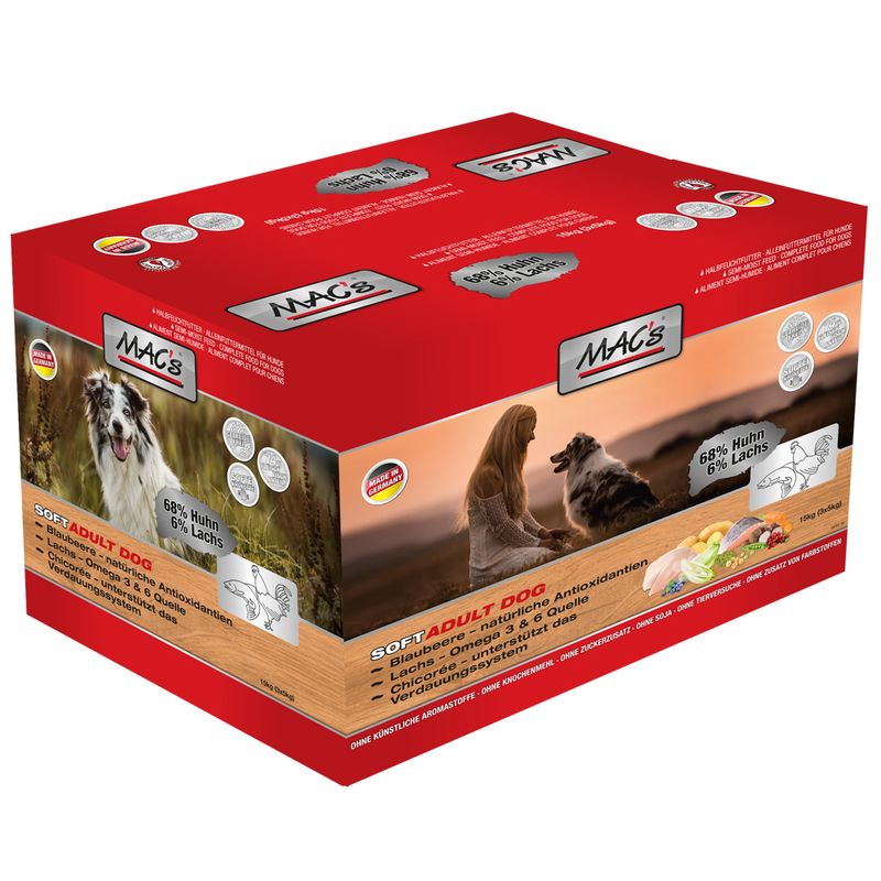 MAC's Soft Getreidefrei Huhn & Lachs