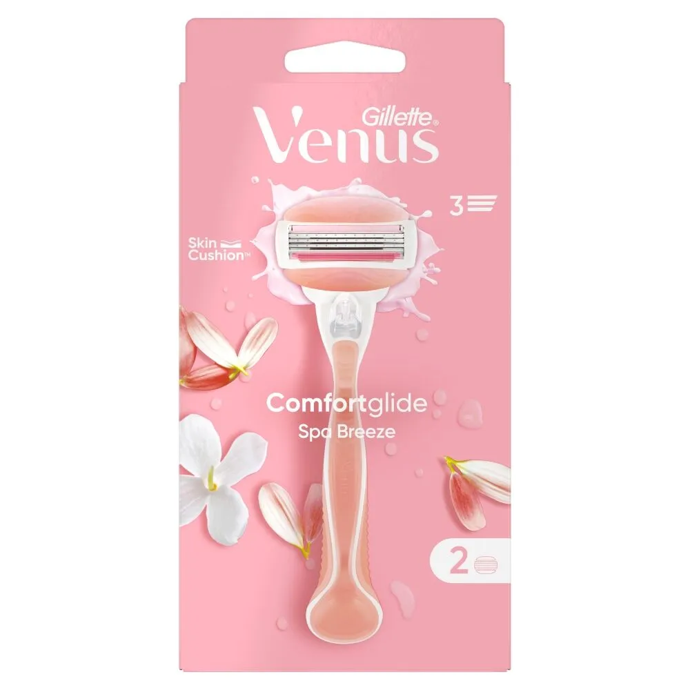 Gillette Venus Comfortglide Breeze Spa бријач + 2 сечива