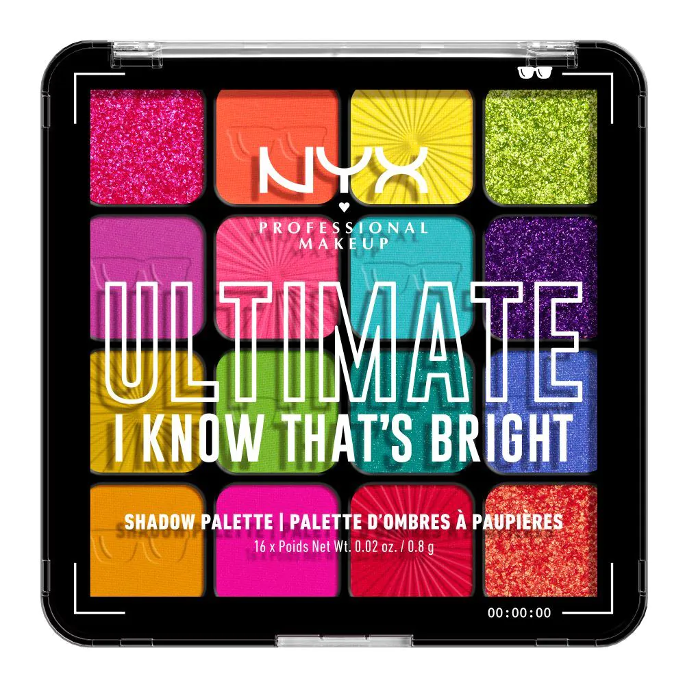 NYX Ultimate Shadow Palette I Know Thats Bright палета сенки