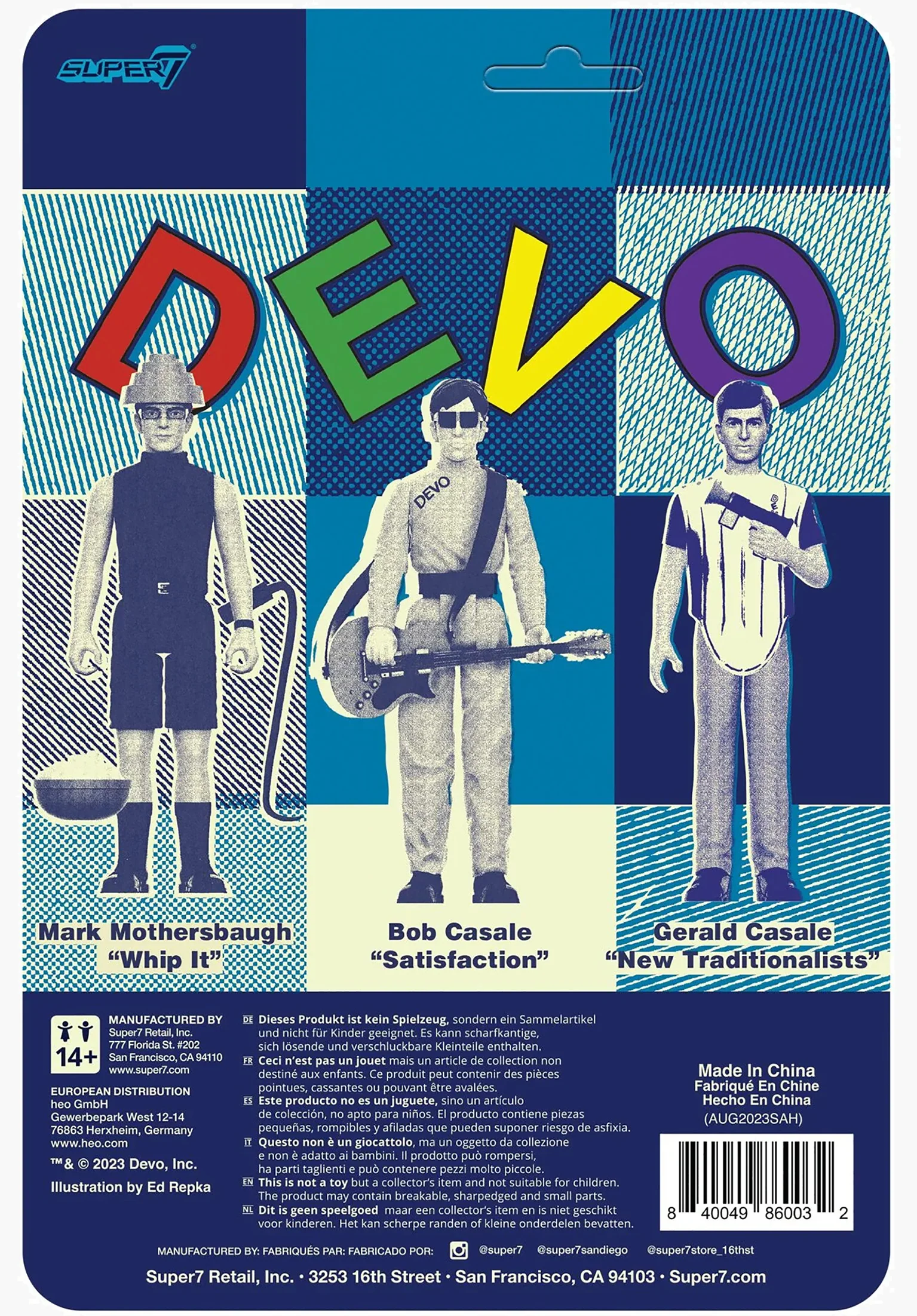 Devo ReAction Figures Wave 03 - Gerald Casale