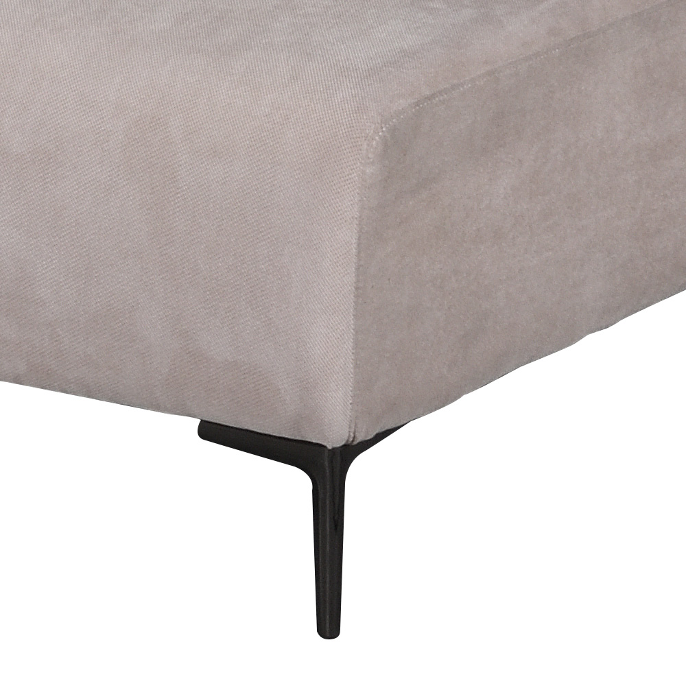 Home Deluxe Ecksofa TORINO Beige Rechts