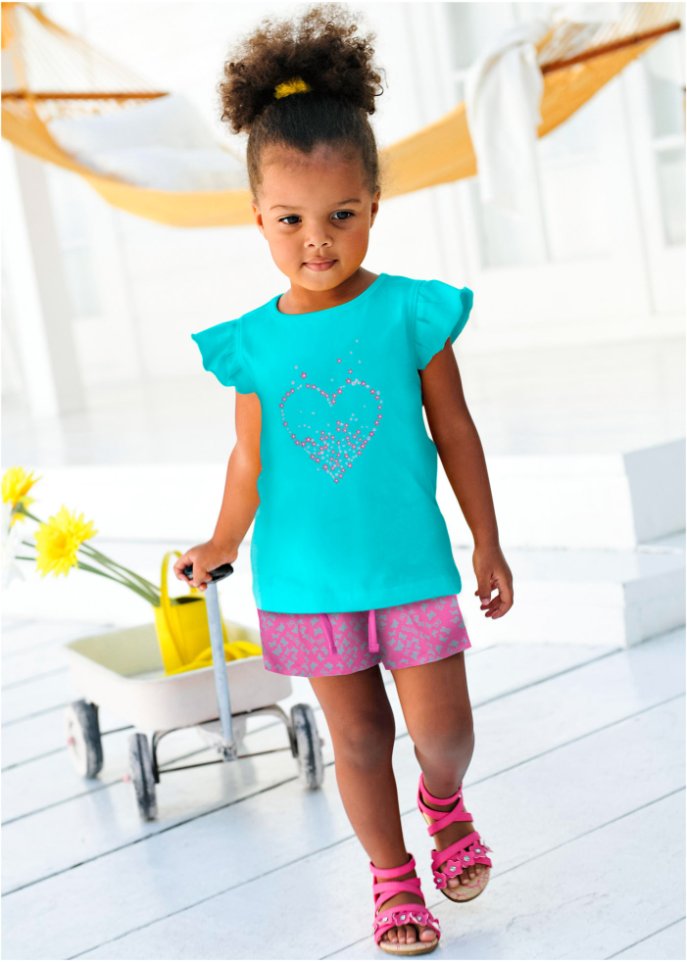 Mädchen Shorts (2er-Pack) aus Bio-Baumwolle