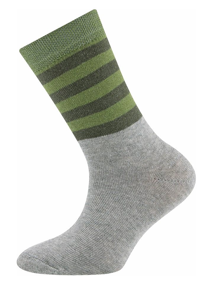 ewers 3er-Set: Socken in Grün/ Grau günstig kaufen