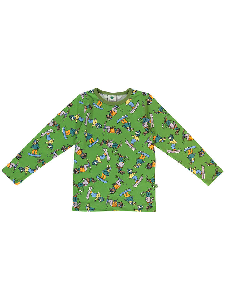 Småfolk Longsleeve in Grün günstig kaufen