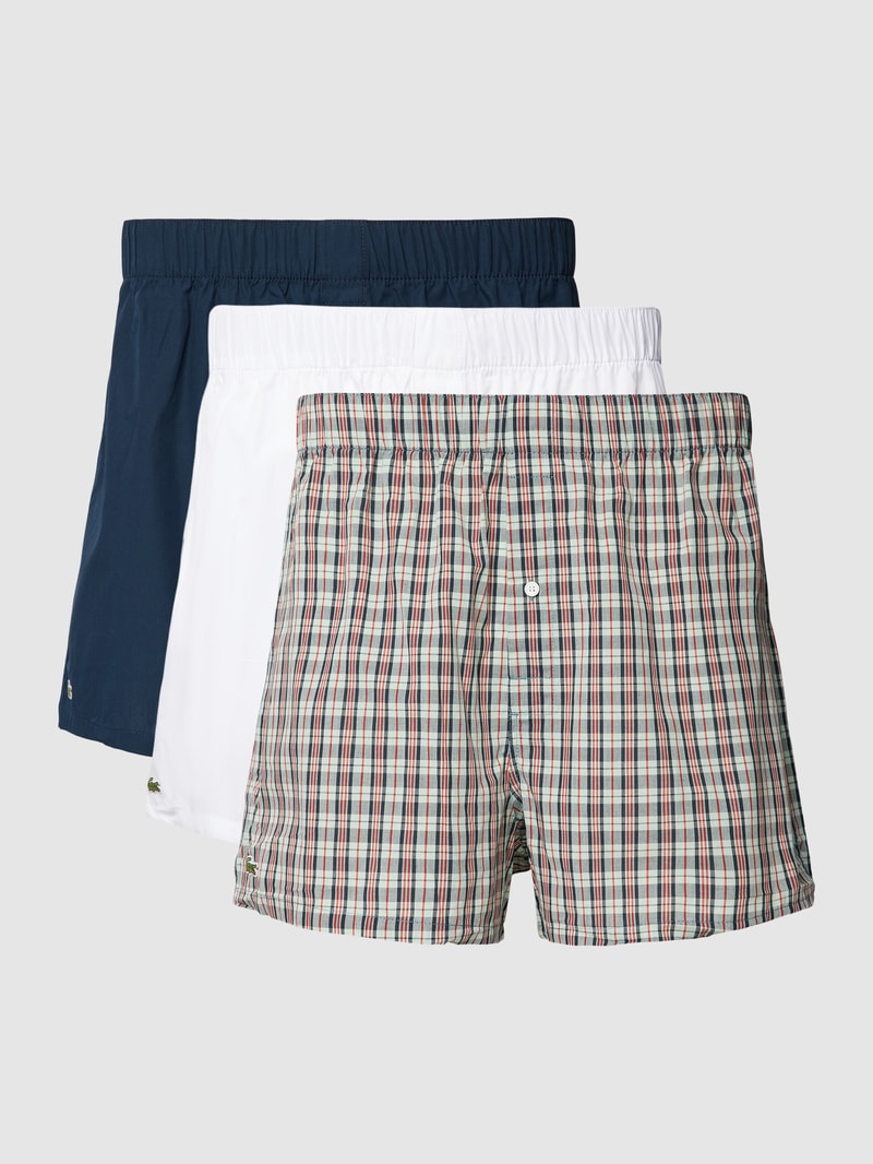 Boxershorts in verschiedenen Designs im 3er-Pack in hellblau