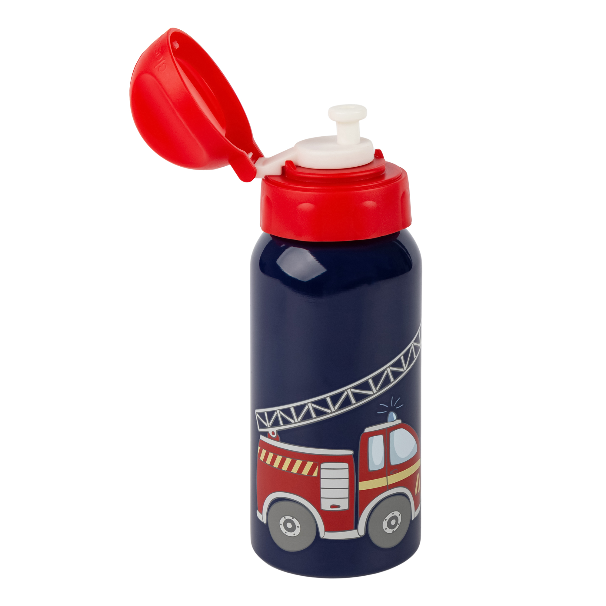 Edelstahl KinderTrinkflasche Feuerwehr, 400ml