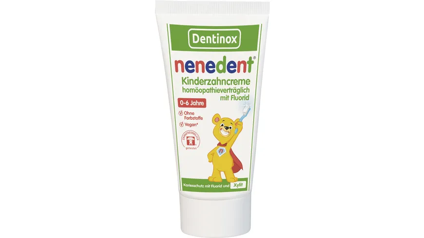 Nenedent Kindzahncreme homöopathieverträglich mit Fluorid 50 ml