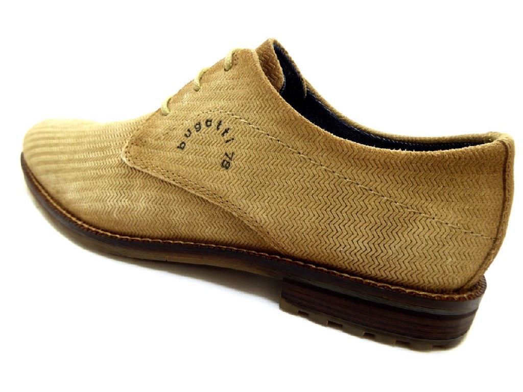BUGATTI Freizeit Schnürer beige