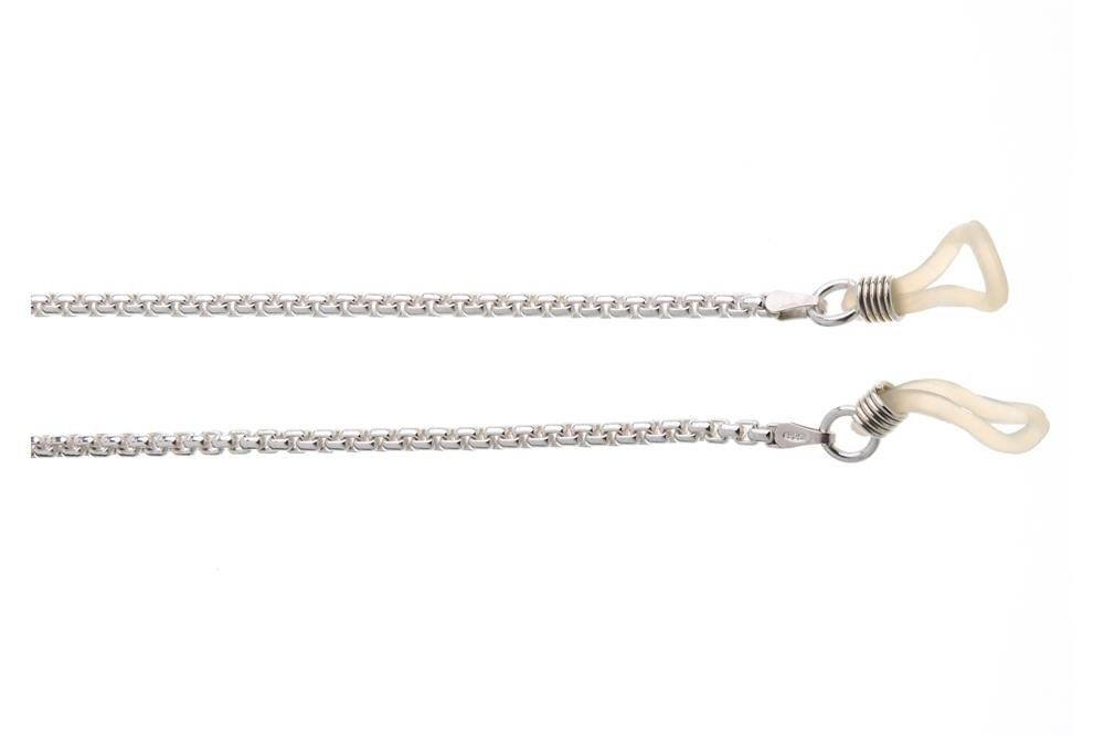 Silberkettenstore Brillenkette Brillenkette No. 6 - 925 Silber, Länge wählbar von 65-100cm