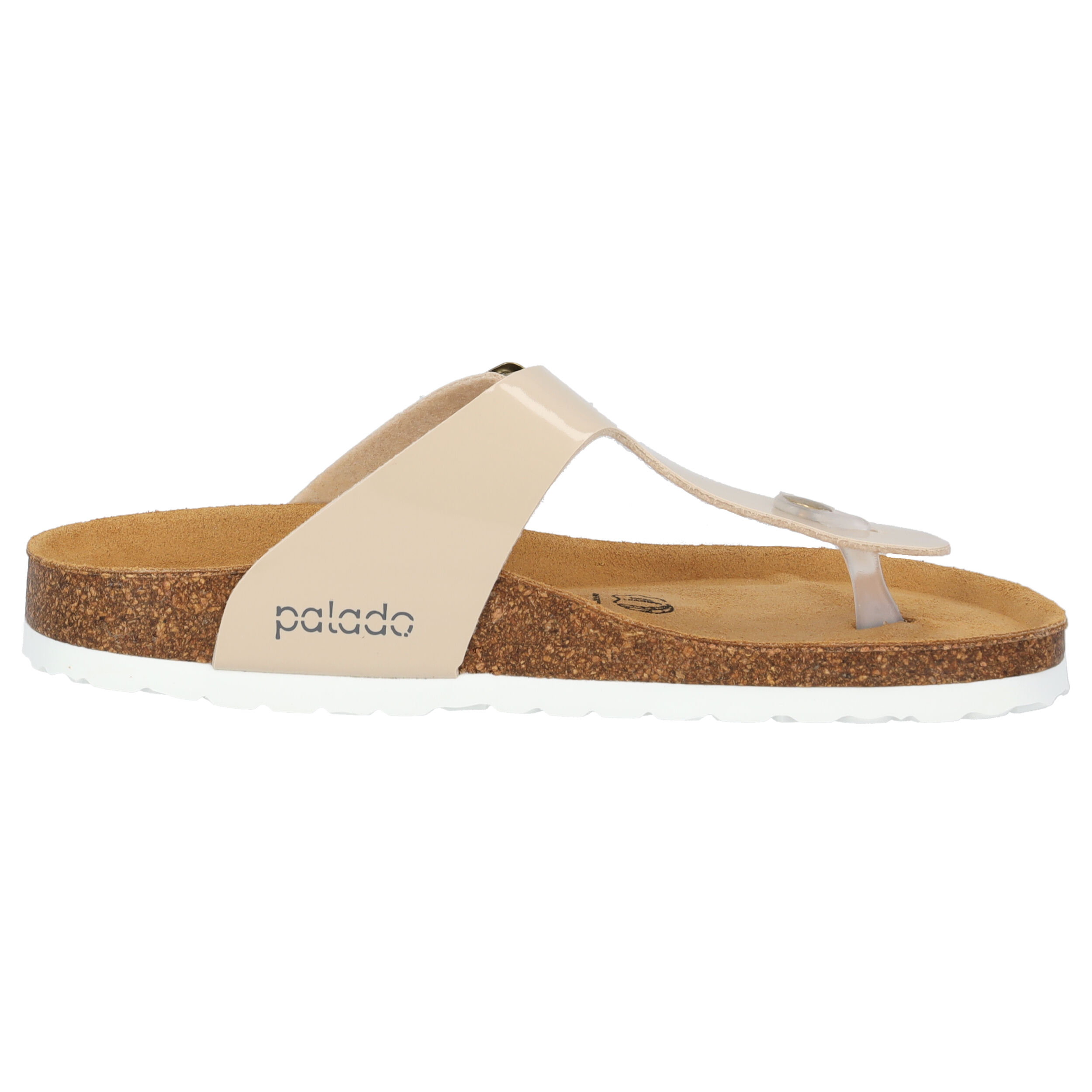 Palado Kos Lack, Zehentrenner, Damen, Beige
