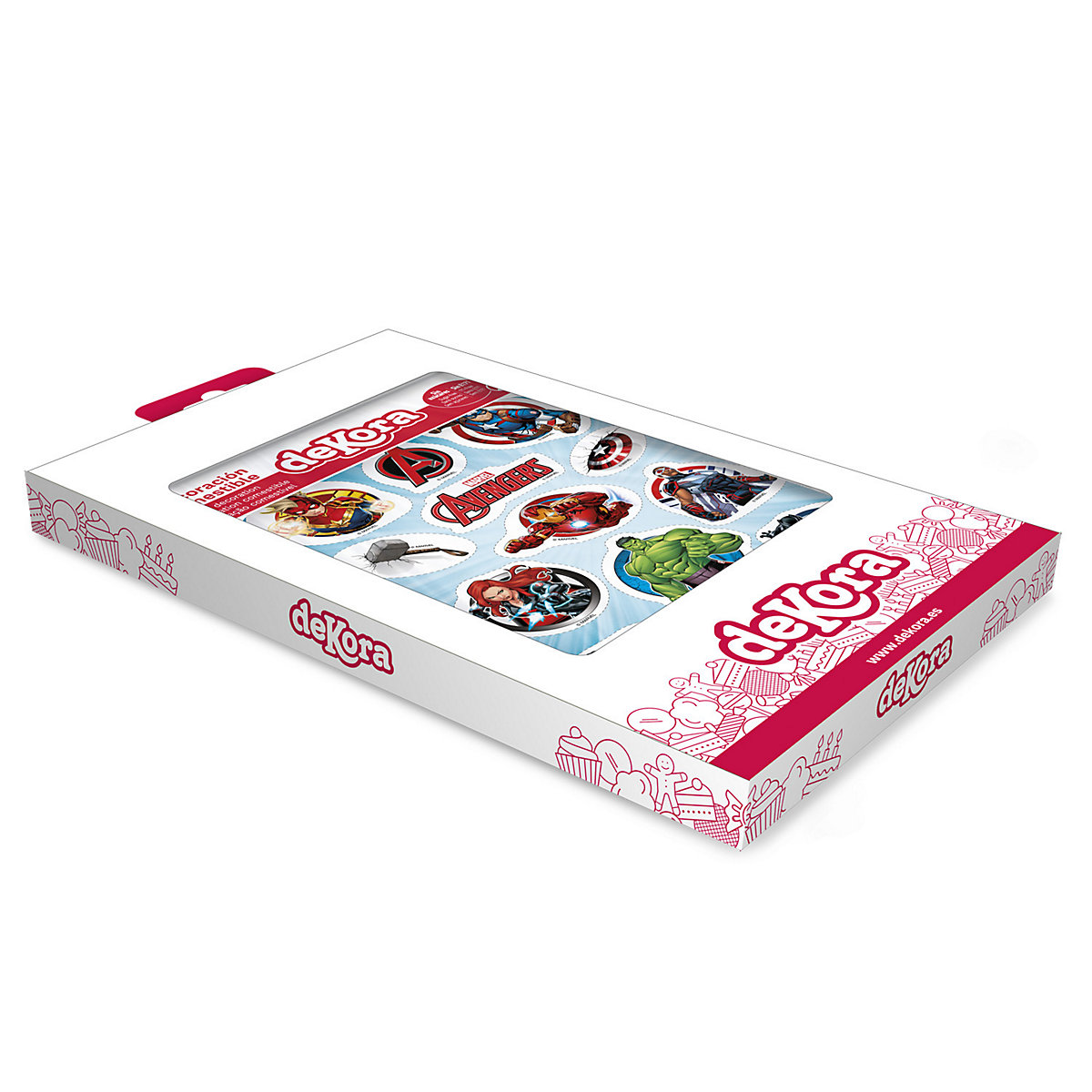 Essbare Mini-Tortenaufleger Avengers Hulk Thor Iron Man