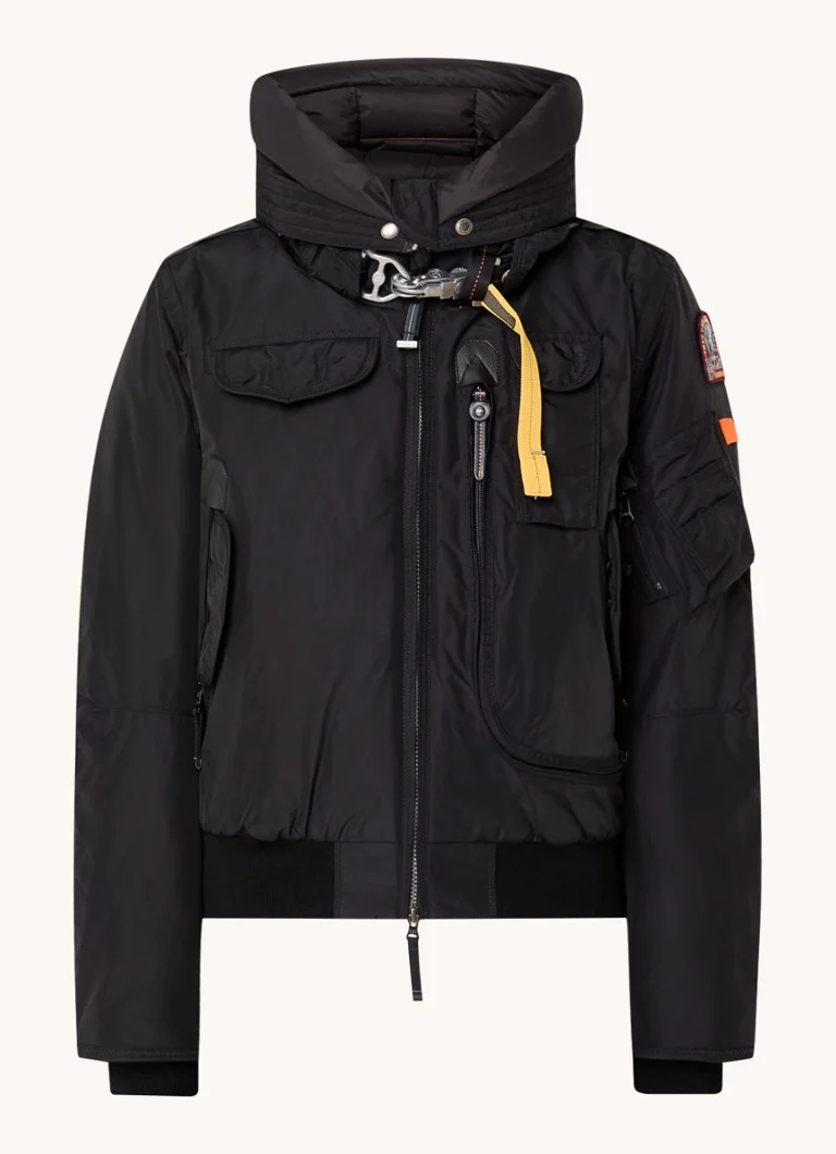 Blouson aviateur matelassé en duvet Parajumpers Gobi avec capuche