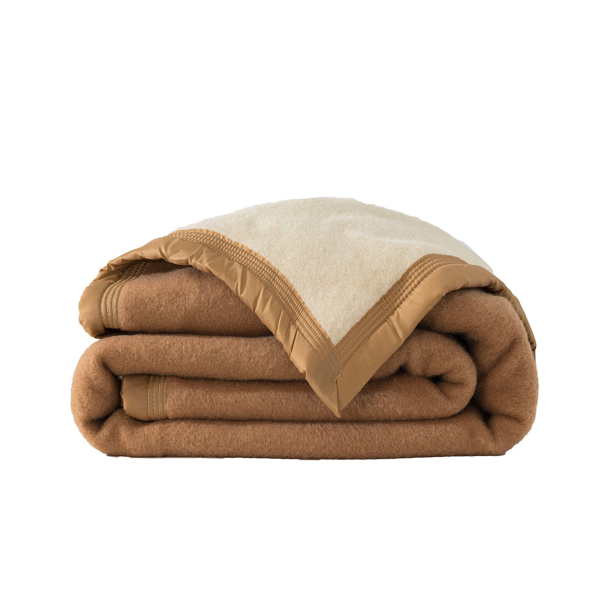 Couverture bicolore laine 800g/m2