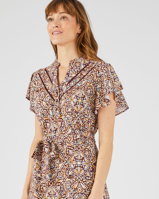 Robe à volants