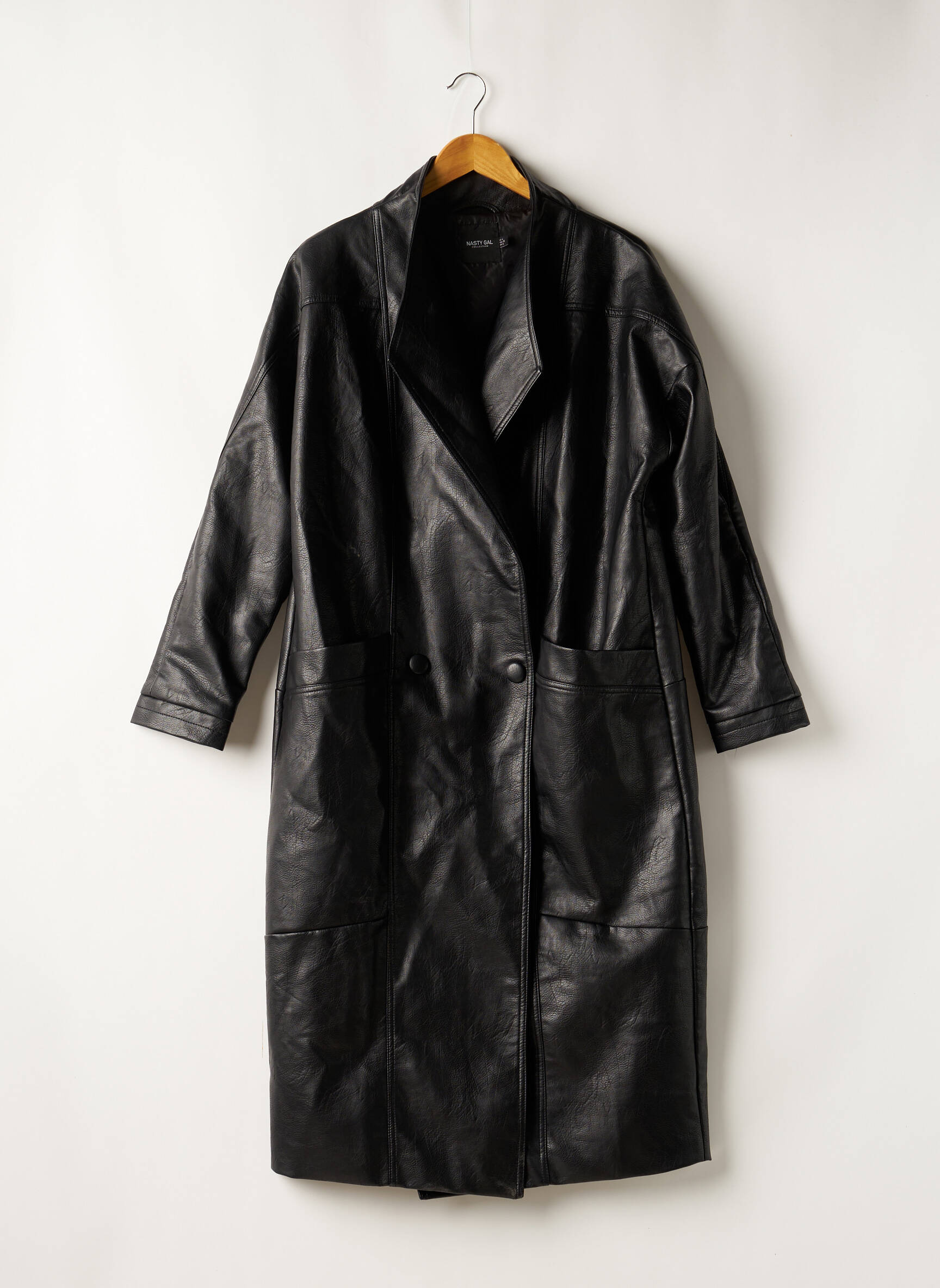 Nasty Gal Manteaux Longs Femme couleur noir