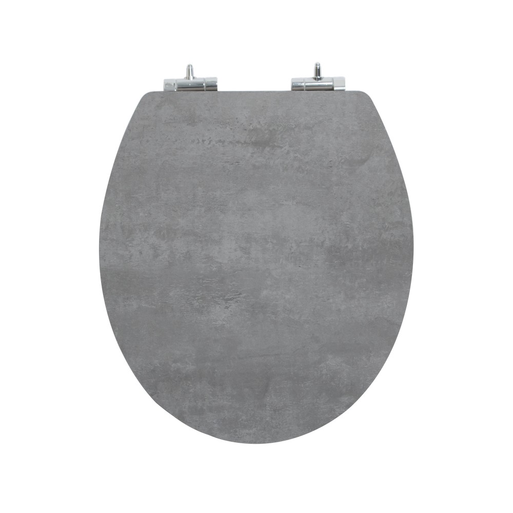 K&H Sanitary Duschwell MDF WC-Sitz Melamine - Schiefer