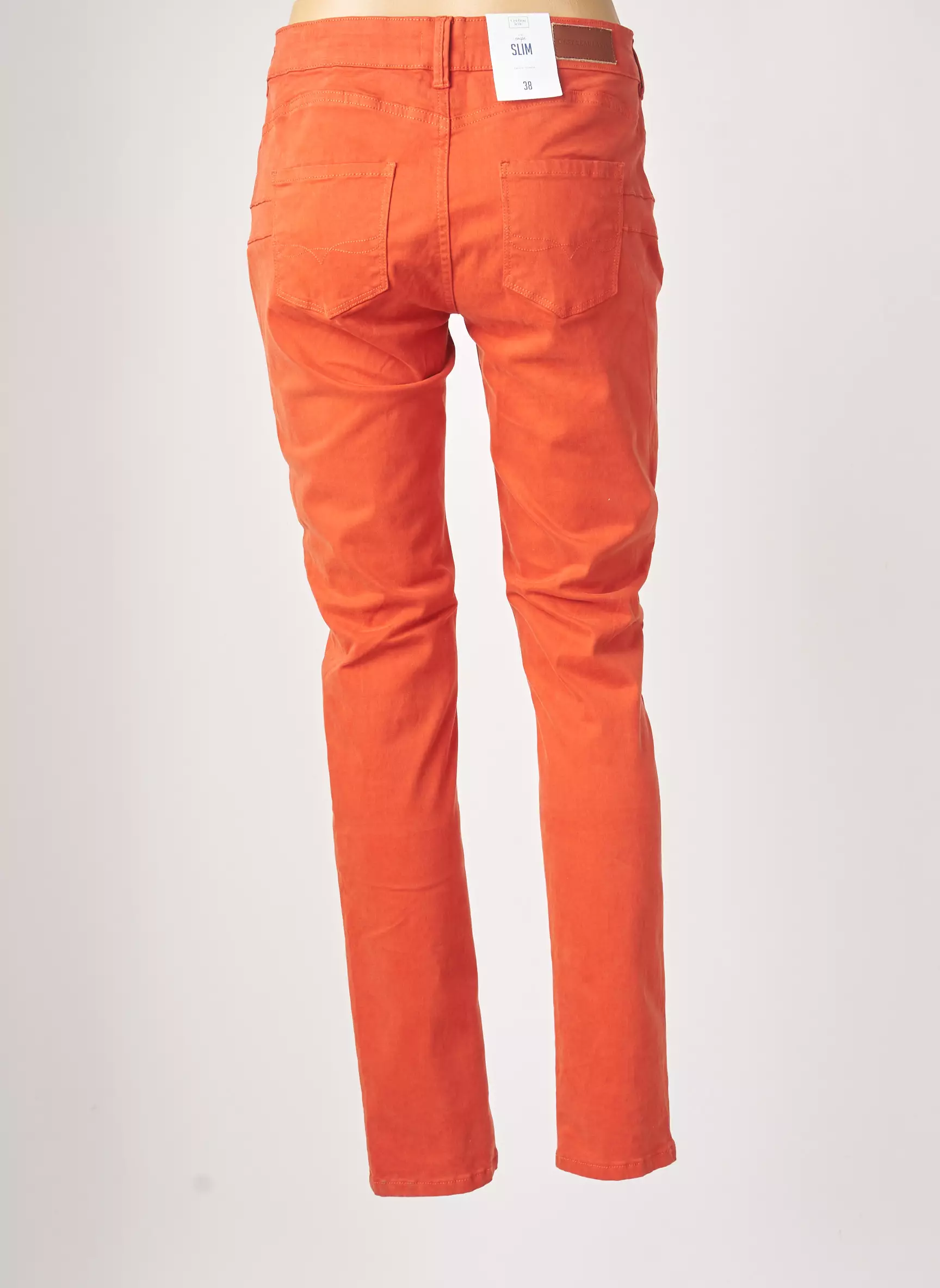 Diane Laury Pantalons Slim Femme couleur orange