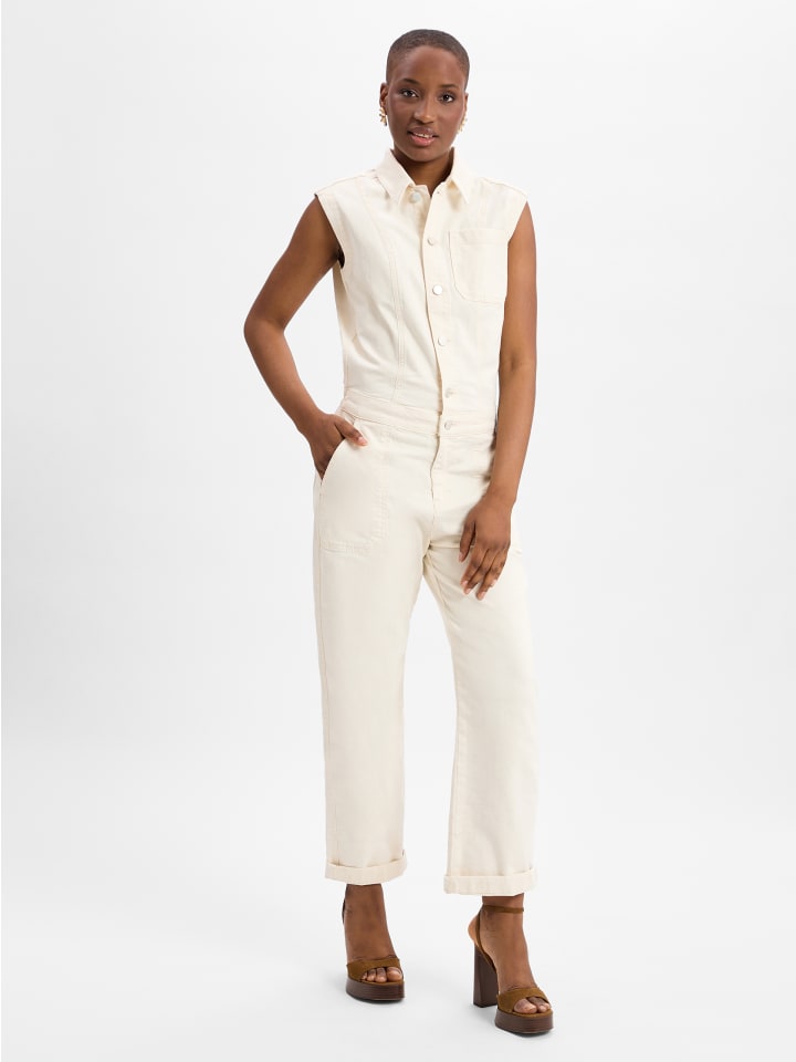 OPUS Jumpsuit Malvie in ecru günstig kaufen