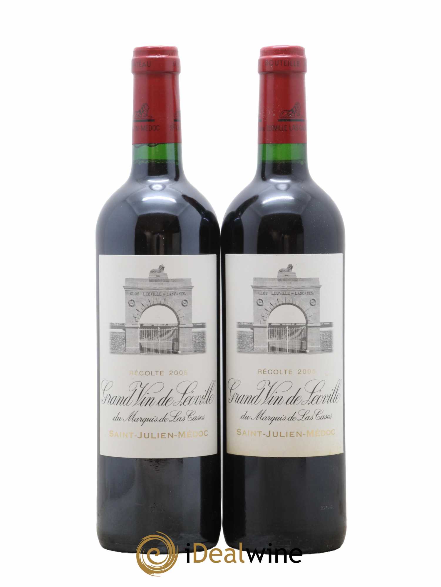 Château Léoville Las Cases 2ème Grand Cru Classé  2005 - Lot de 2 Bouteilles
