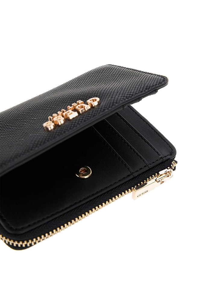 Guess Geldbörse in Schwarz - (B)11 x (H)9 x (T)2 cm günstig kaufen onesize