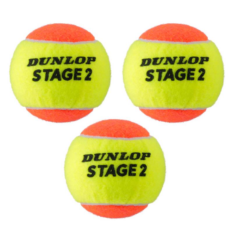 Dunlop STAGE 2 ORANGE Tennisball Kinder
