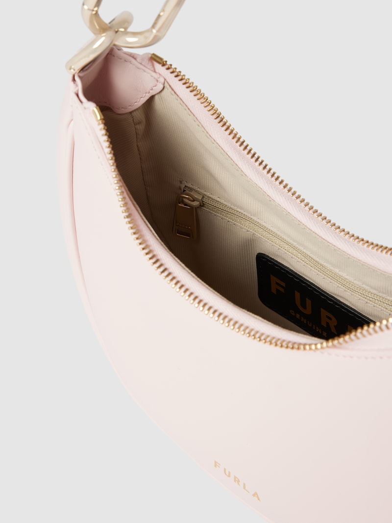 Hobo Bag mit Label-Detail Modell 'FURLA PRIMAVERA' in hellrosa