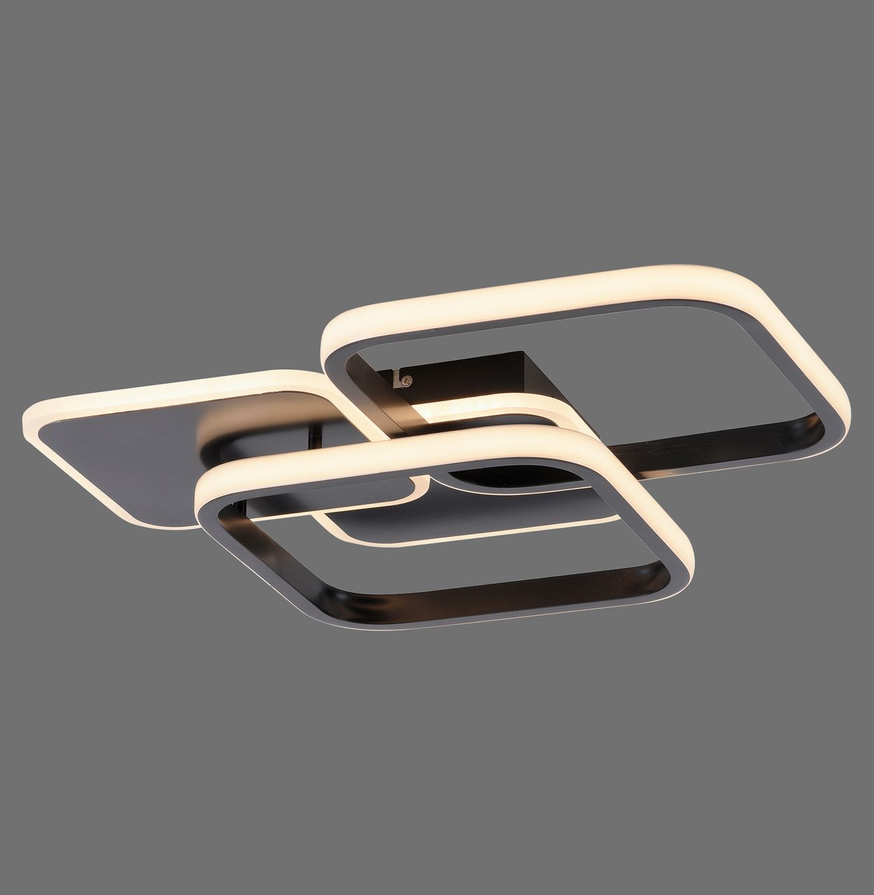 JUST LIGHT LED Deckenleuchte SEVENT, eckig, 1xLED-Board/36W/3000K, Innenleuchte, IP20