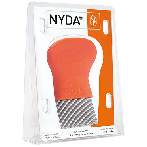 NYDA Läuse- und Nissenkamm Metall  1 St