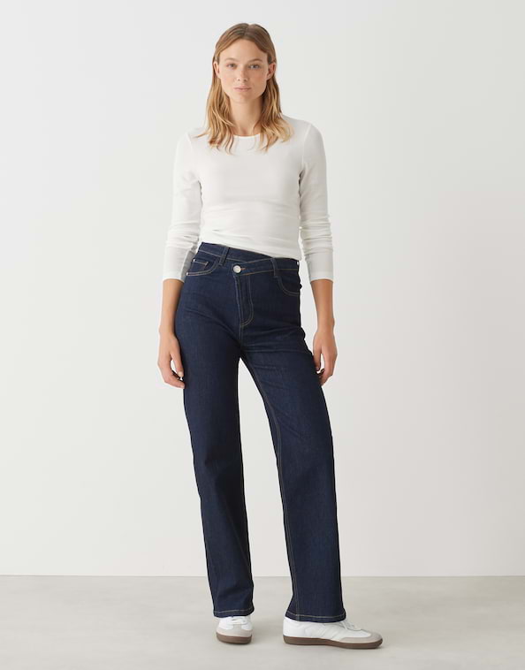 Wide Leg Jeans Marli crisscross