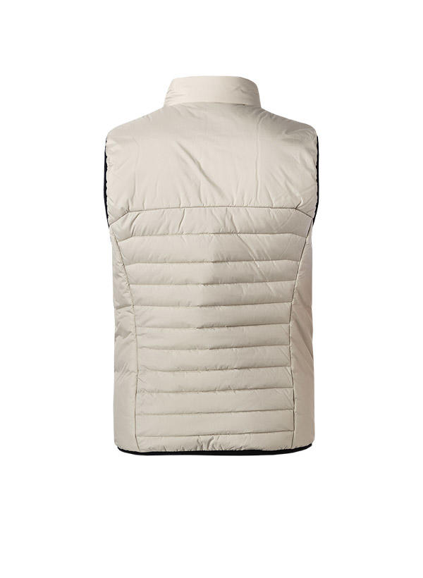 BOSS Green, Steppweste, Mikrofaser wasserabweisend, hellbeige