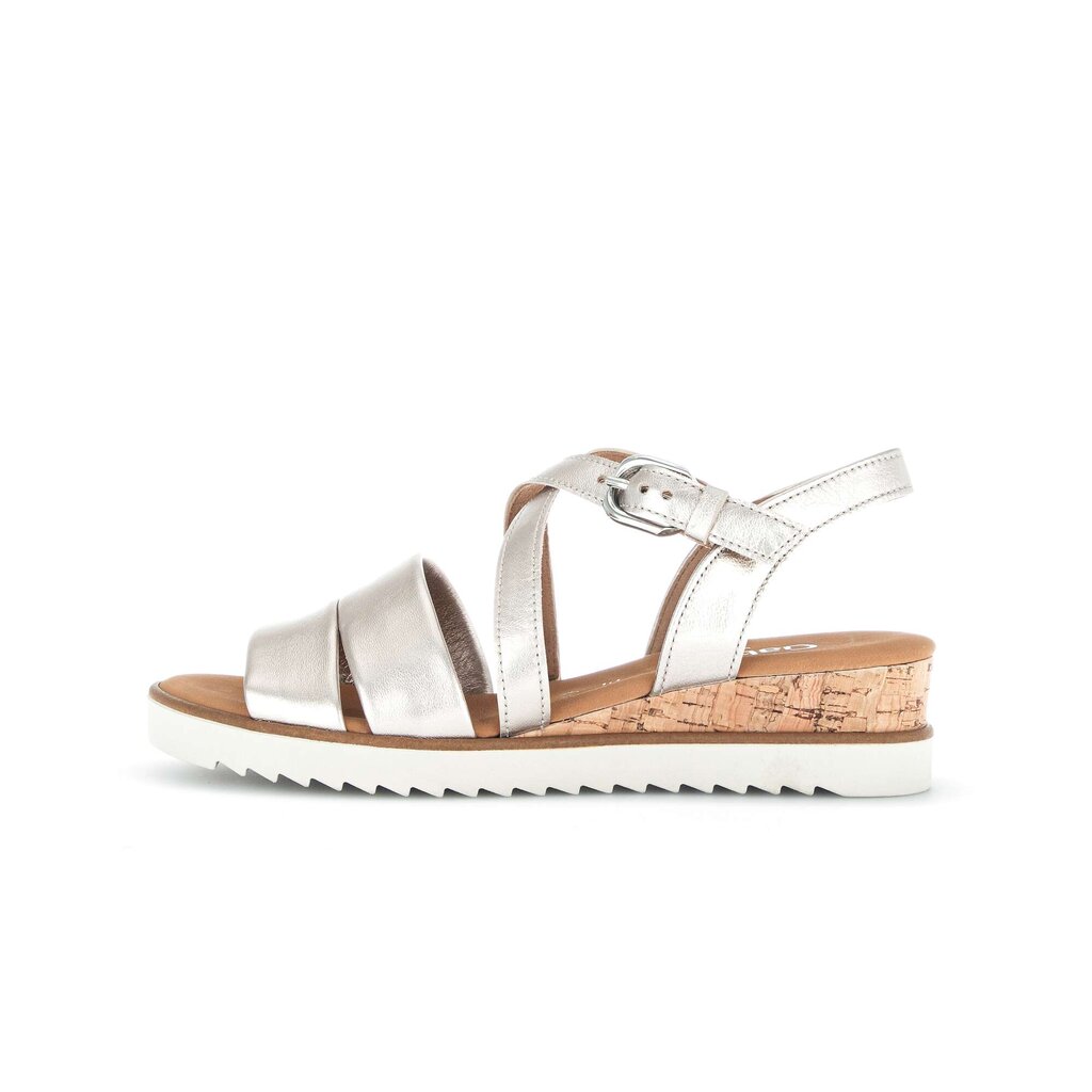 Gabor comfort Keilsandalette beige