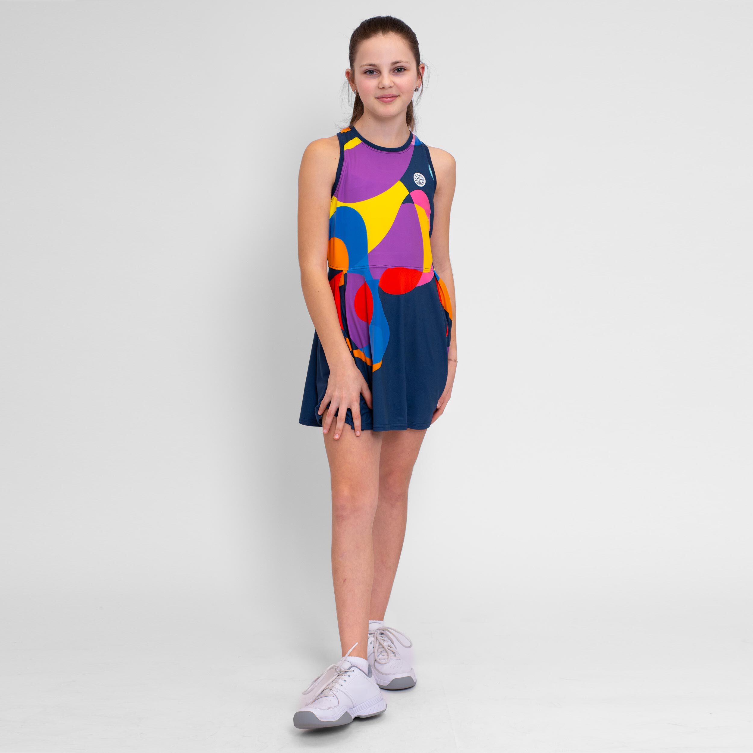 Twiggy Kleid Mädchen - Dunkelblau, Mehrfarbig